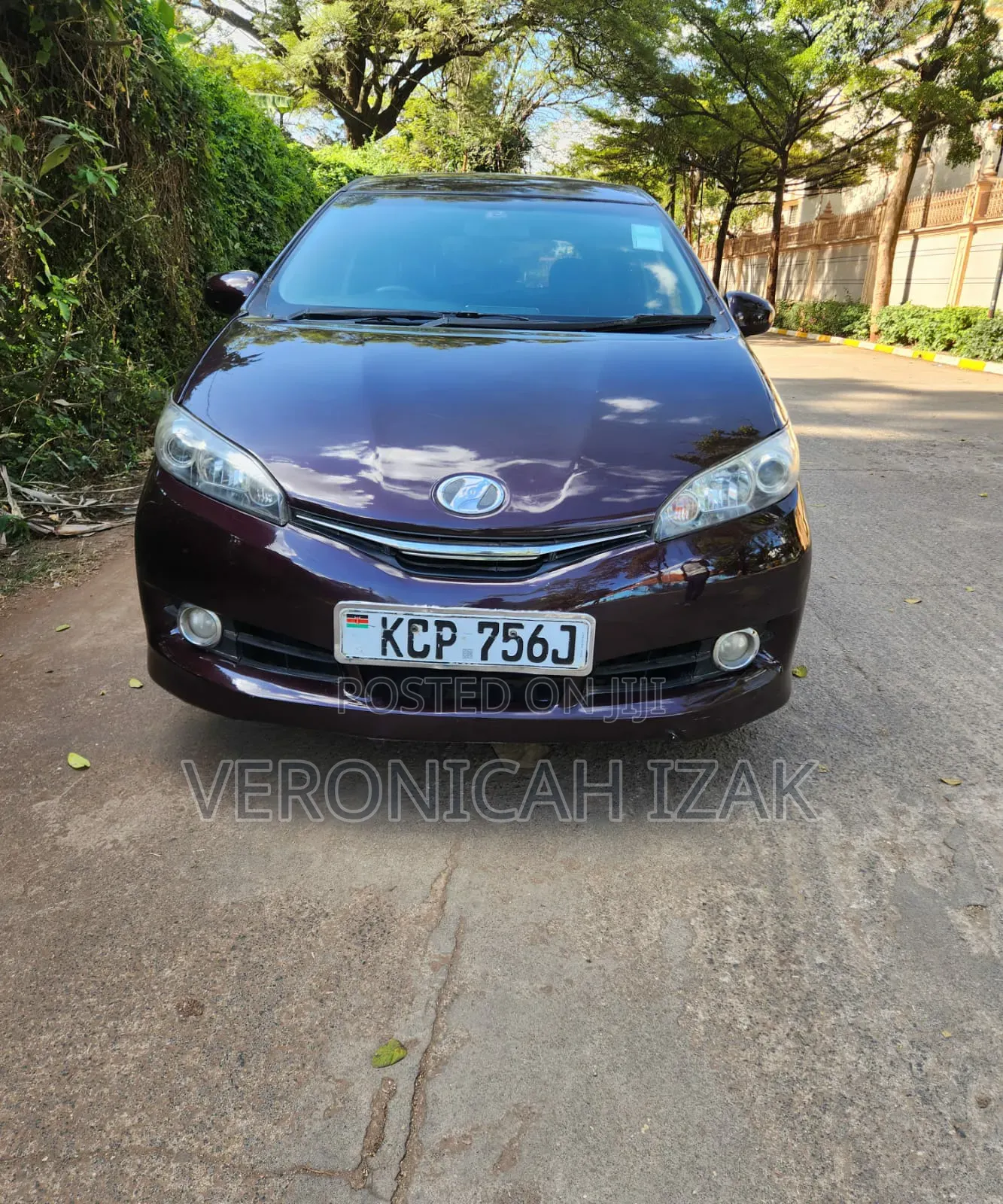 Toyota Wish 2010 Burgundy