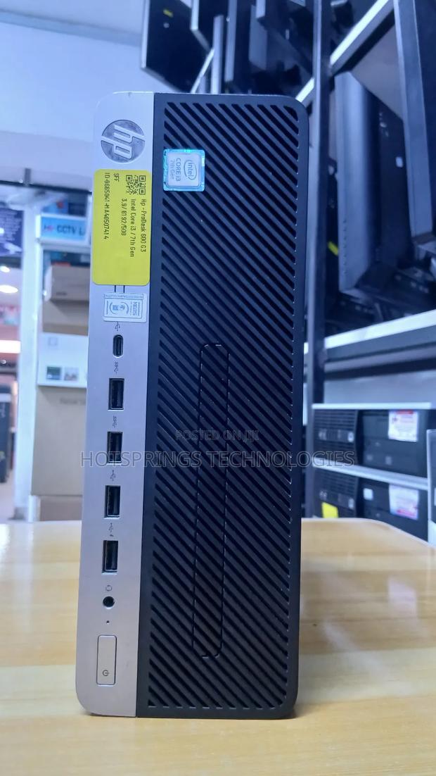 Desktop Computer HP ProDesk 600 G3 8GB Intel Core i3 HDD 500GB