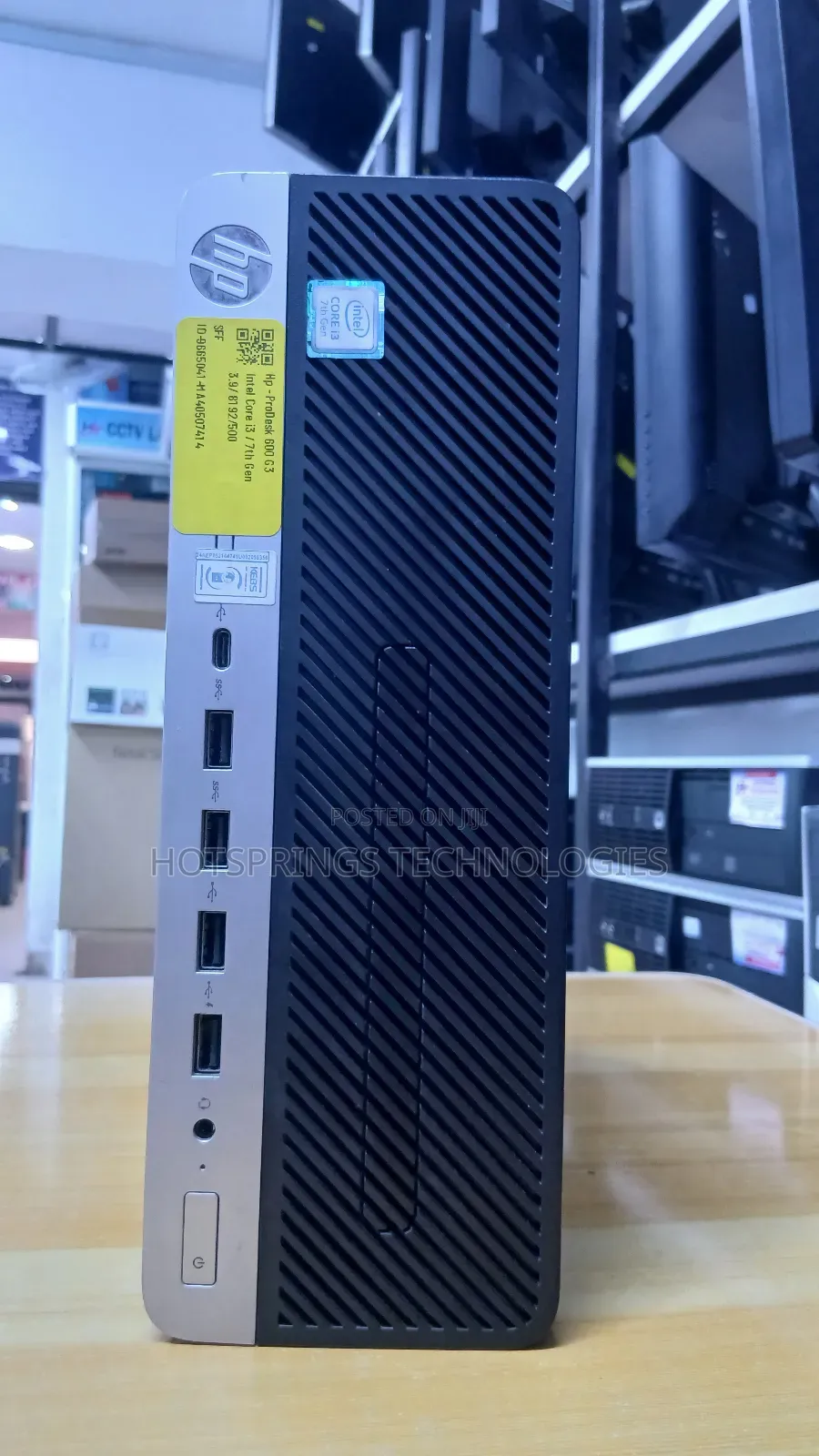 Desktop Computer HP ProDesk 600 G3 8GB Intel Core i3 HDD 500GB