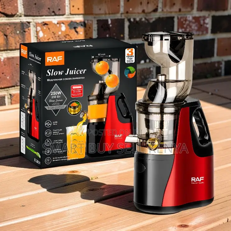 Smooth Performance Raf 400ml Slow Juicer Juice Extractor