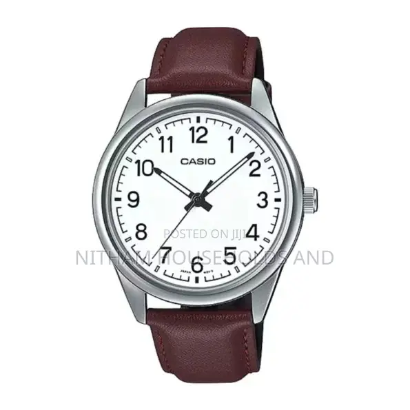 Casio MTP-V005l-7b4 Leather Strap Watch for Men