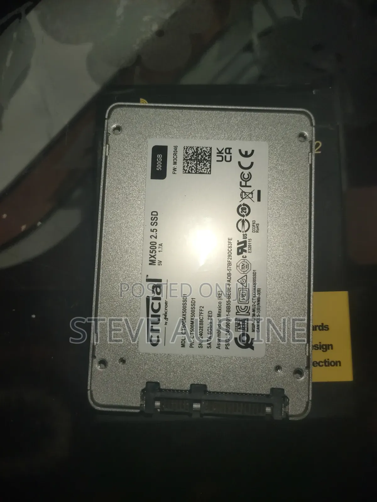 Crucial 2.5 SSD 500gb