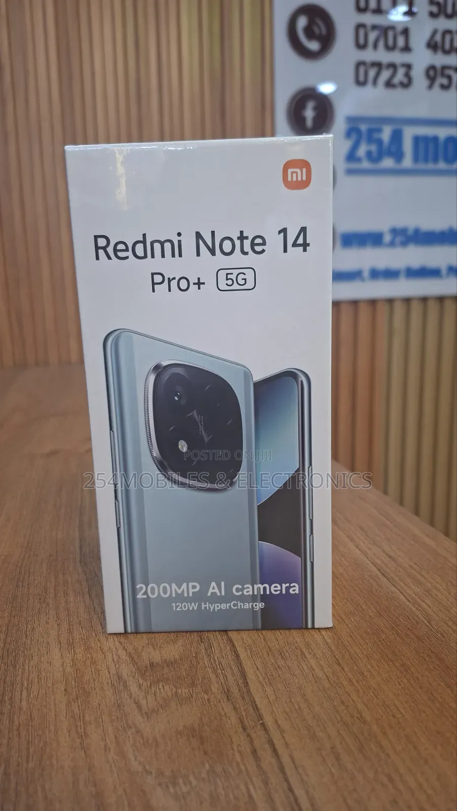 New Xiaomi Redmi Note 14 Pro+ 5G 256 GB Black