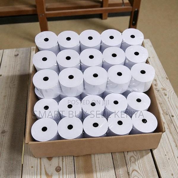 Durable Quality 50 Pieces 80mm by 80mm by 13mm Thermal Paper Rolls