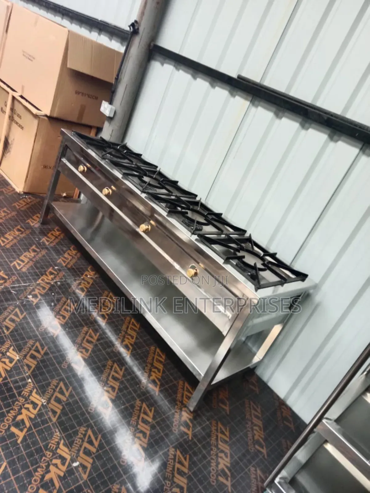 Ss 304 Stainless 4-Burner Commercial/Domestic Cooker