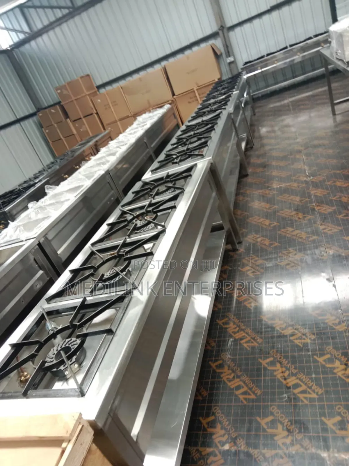 Commercial 4-Burner Cooker Modern Ss 304
