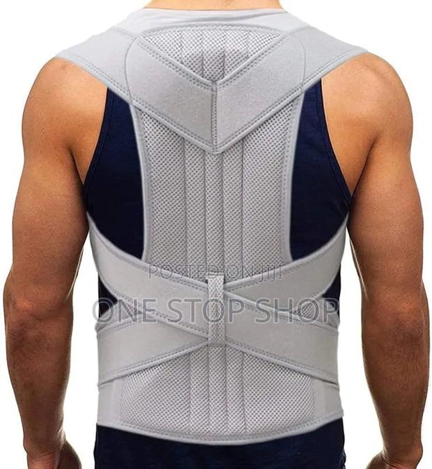 Posture Corrector With Adjustable Straps Mesh Panelupper Back Support
