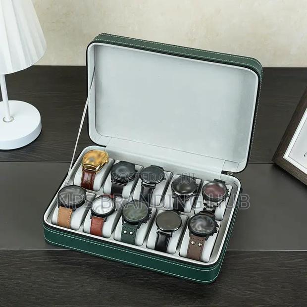 10 Slots Watch Organizer/Storage Box (R/T