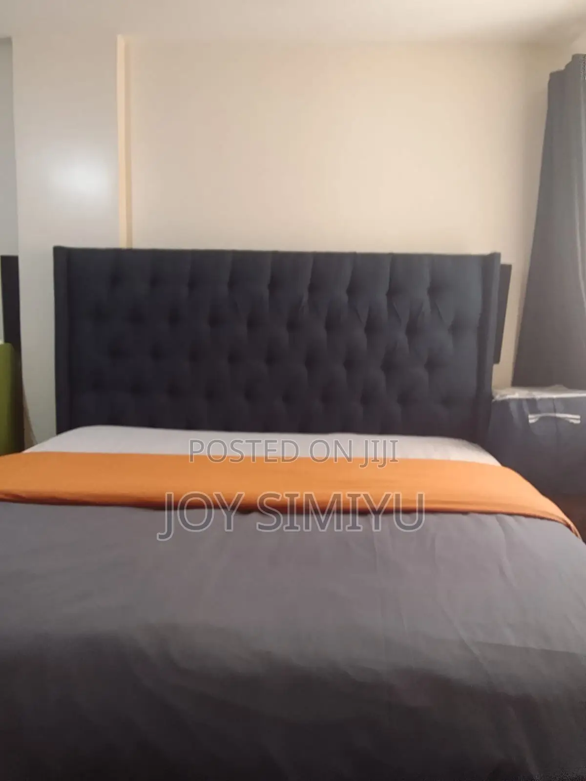 King Size 6 by 6 Tufted Bed for Sale