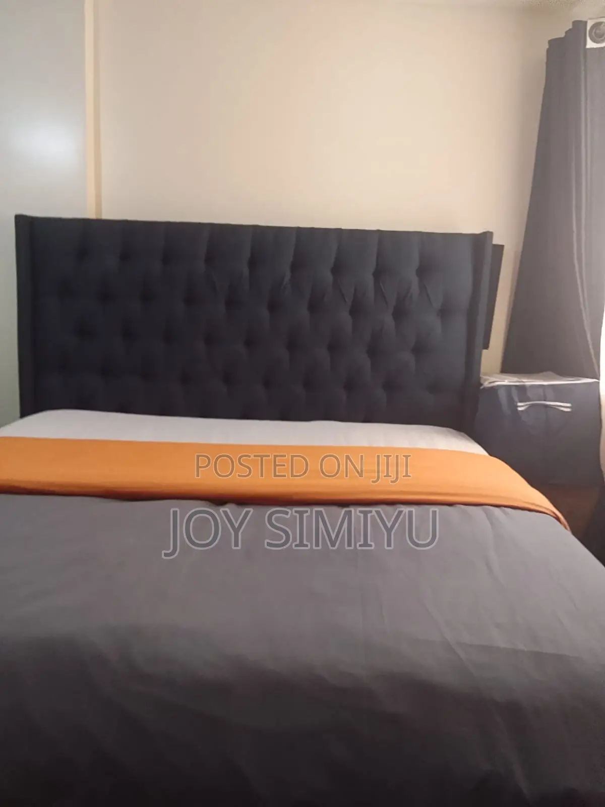 King Size 6 by 6 Tufted Bed for Sale
