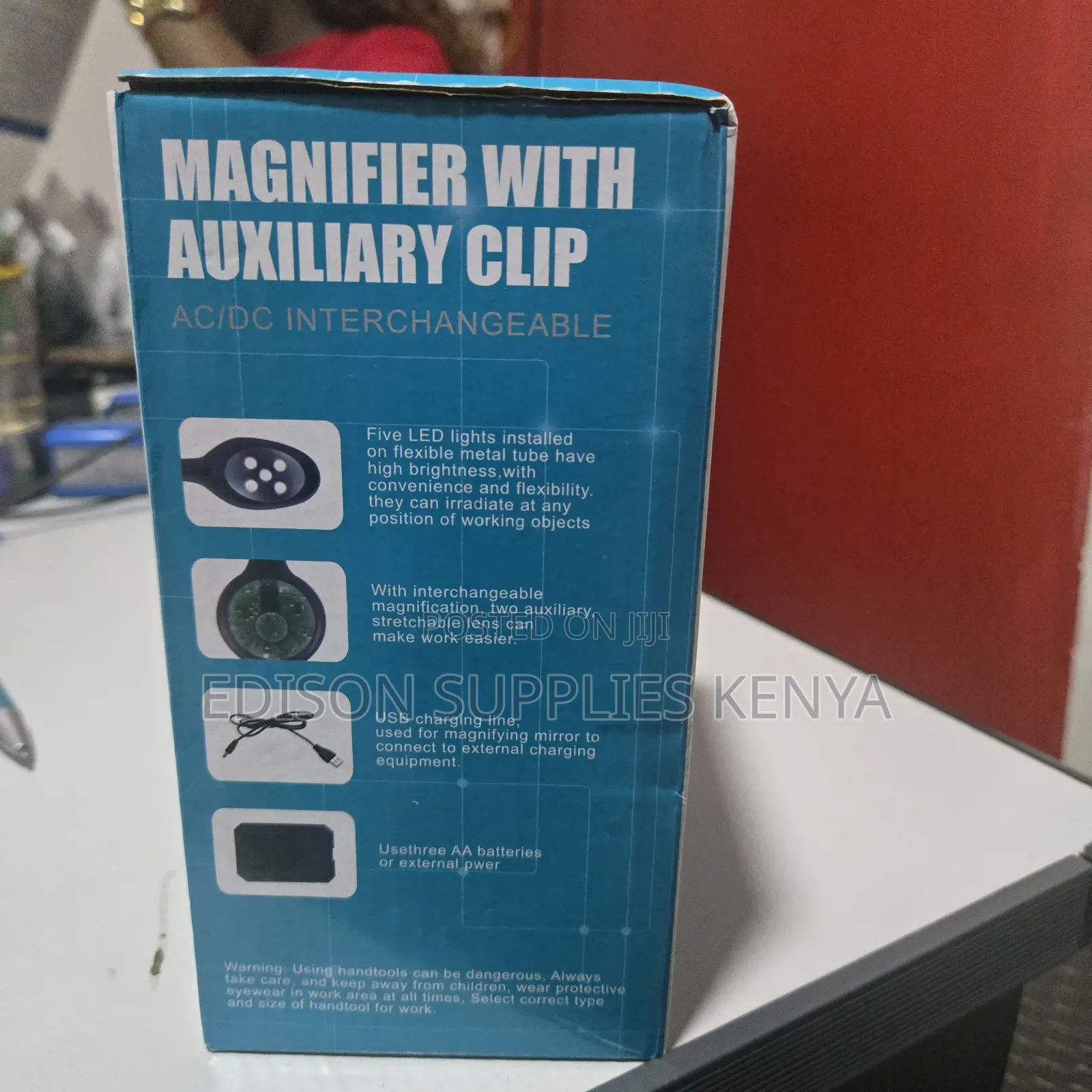 Helping Hand Magnifier Phone Repair Diy Led Light Magnifying Glass