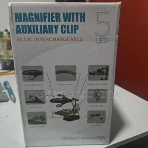 Helping Hand Magnifier Phone Repair Diy Led Light Magnifying Glass