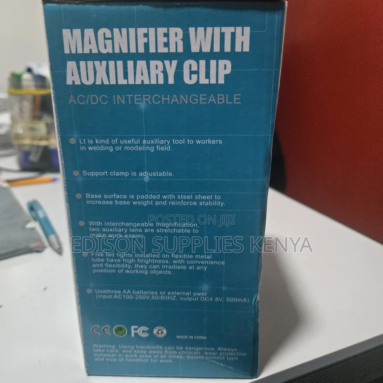 Helping Hand Magnifier Phone Repair Diy Led Light Magnifying Glass