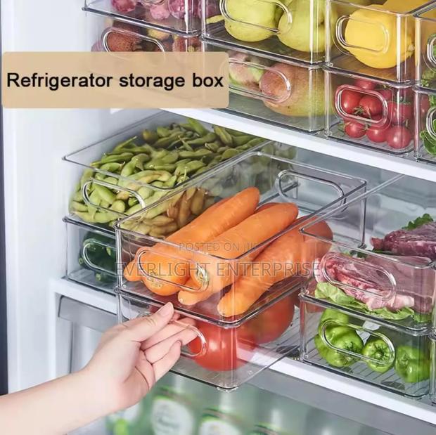 Transparent Fridge Storage Container Available