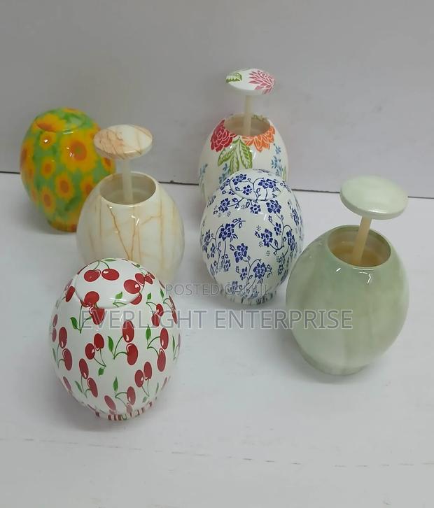 Egg-Shaped Toothpick Dispenser - main view