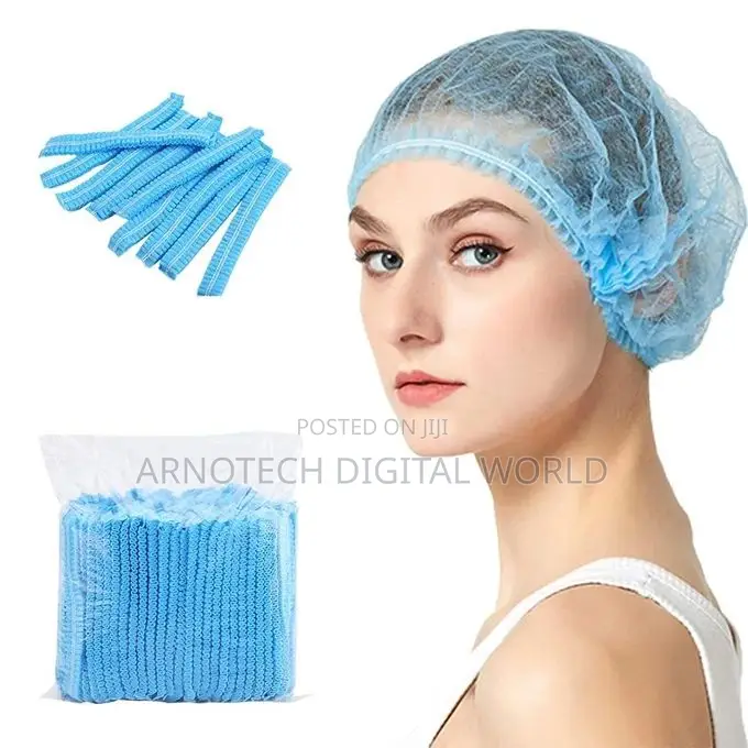 Disposable Non-Woven Hairnets,Protective Hair Head Covers