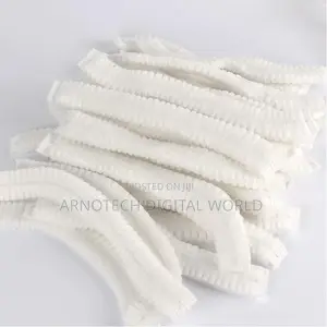 Disposable Non-Woven Hairnets,Protective Hair Head Covers