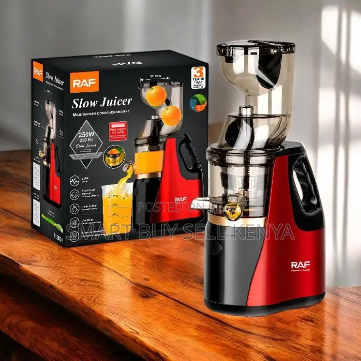 Space Saving Design Raf 400ml Slow Juicer Juice Extractor