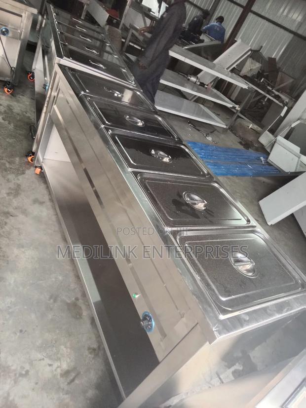 5-Insert Stainless Range Flatop Food Warmer