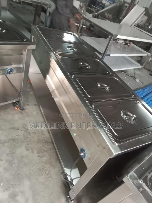5-Insert Food Warmer Customized Stainless Steel
