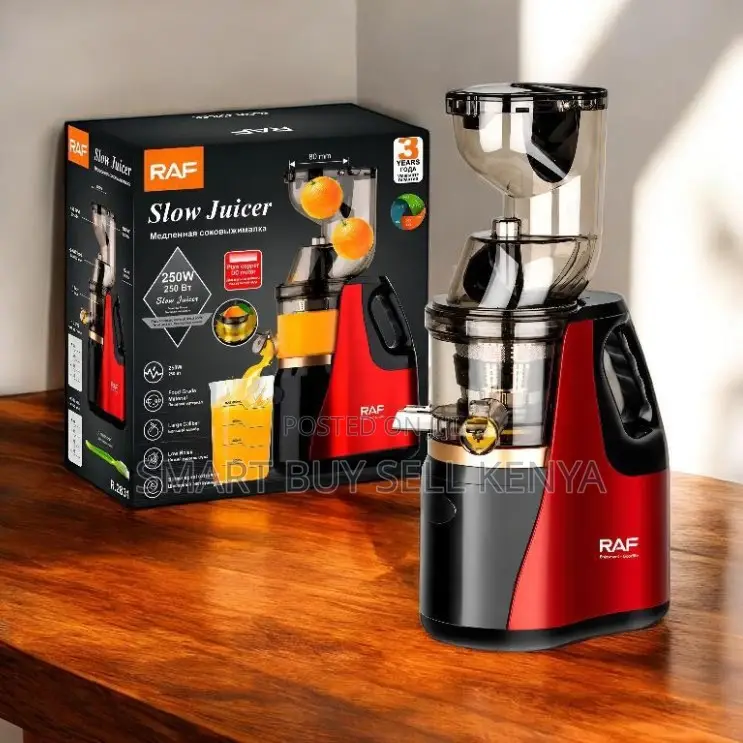 Easy to Clean Raf R.2831 400ml Slow Juicer Juice Extractor