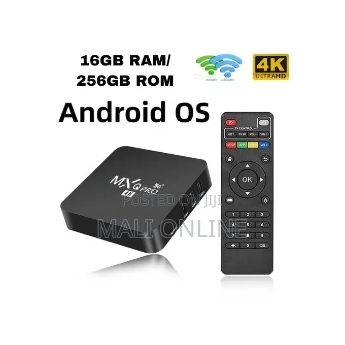 Android Tv Box 16 + 256gb Rom Ultra Hd Wifi Smart Set Top Box