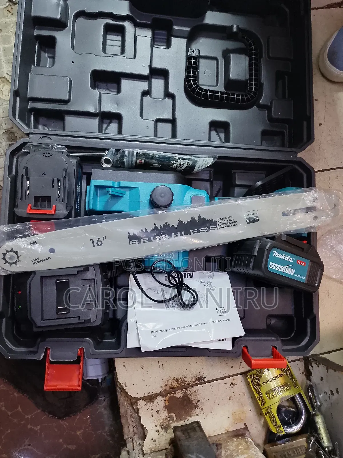 16" Makita Cordless Chain Saw/Makita Cordless 16" Chain Saw