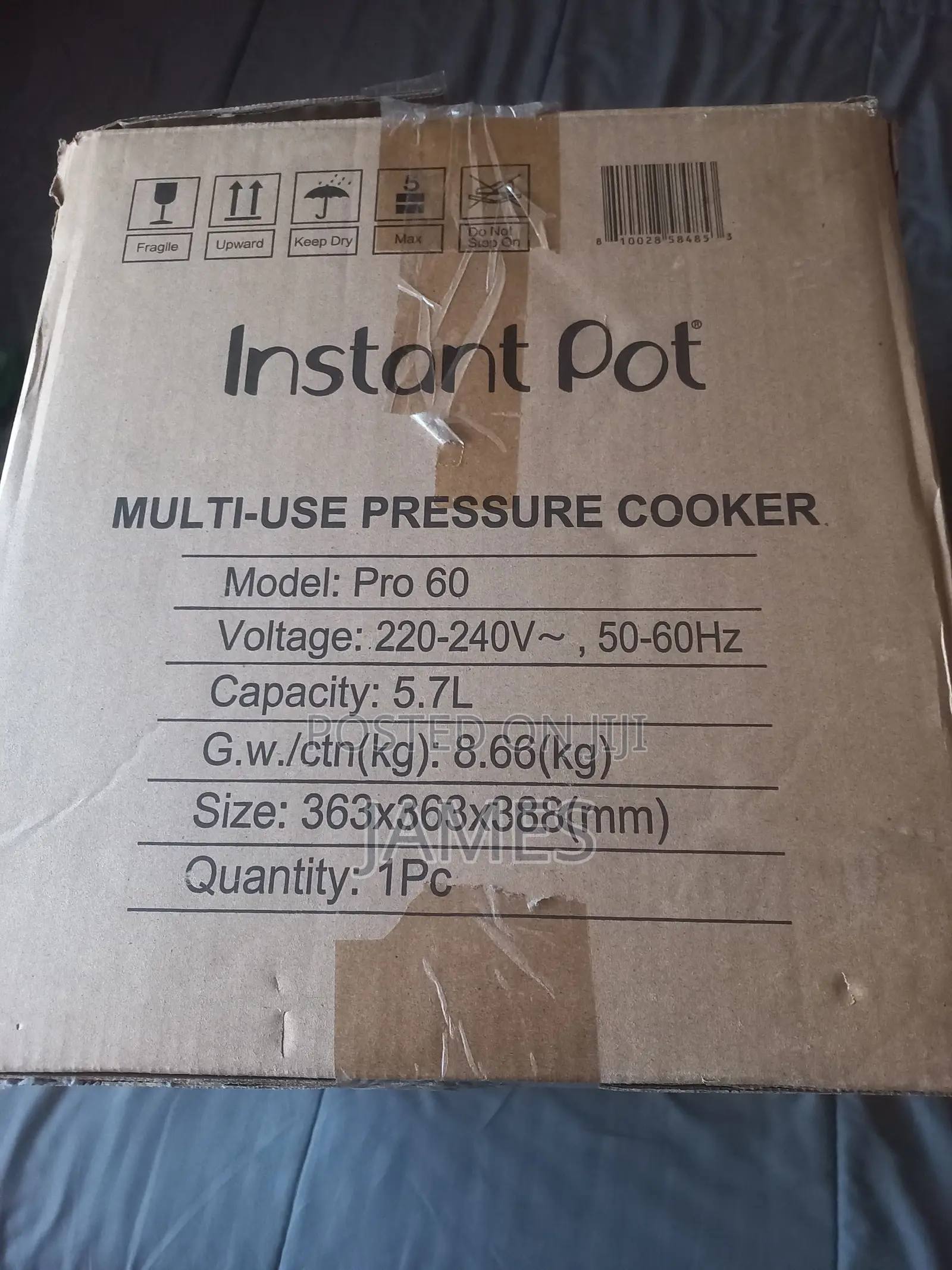 Original Instapot Duo 9-in-1 Electric Multi Functional Cooker