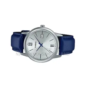 Casio MTP-V002l-2b3 Blue Leather Strap Watch for Men