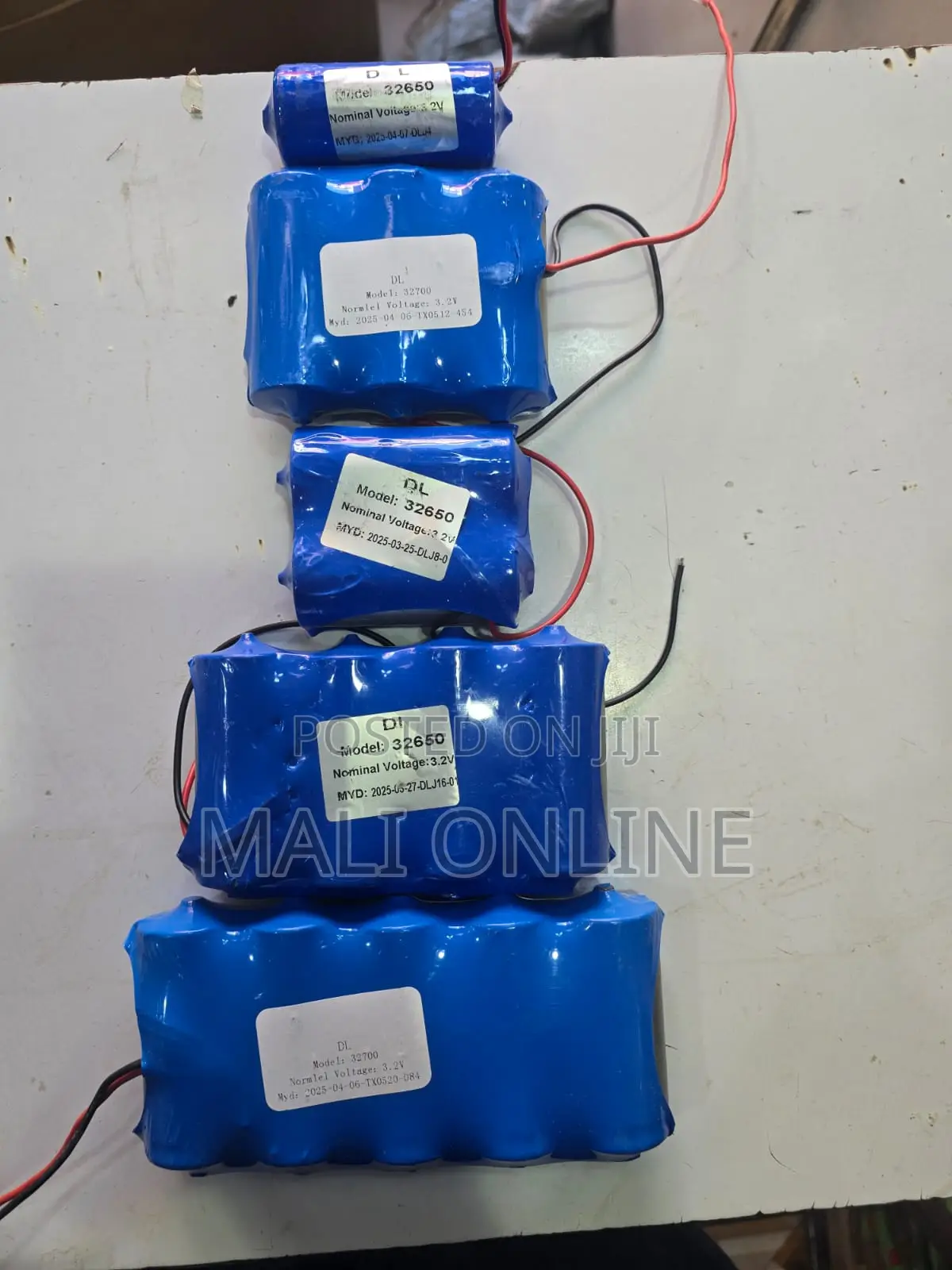 30ah Solar Lights Replacement Battery 3.2v Lithium Battery 5-Pack