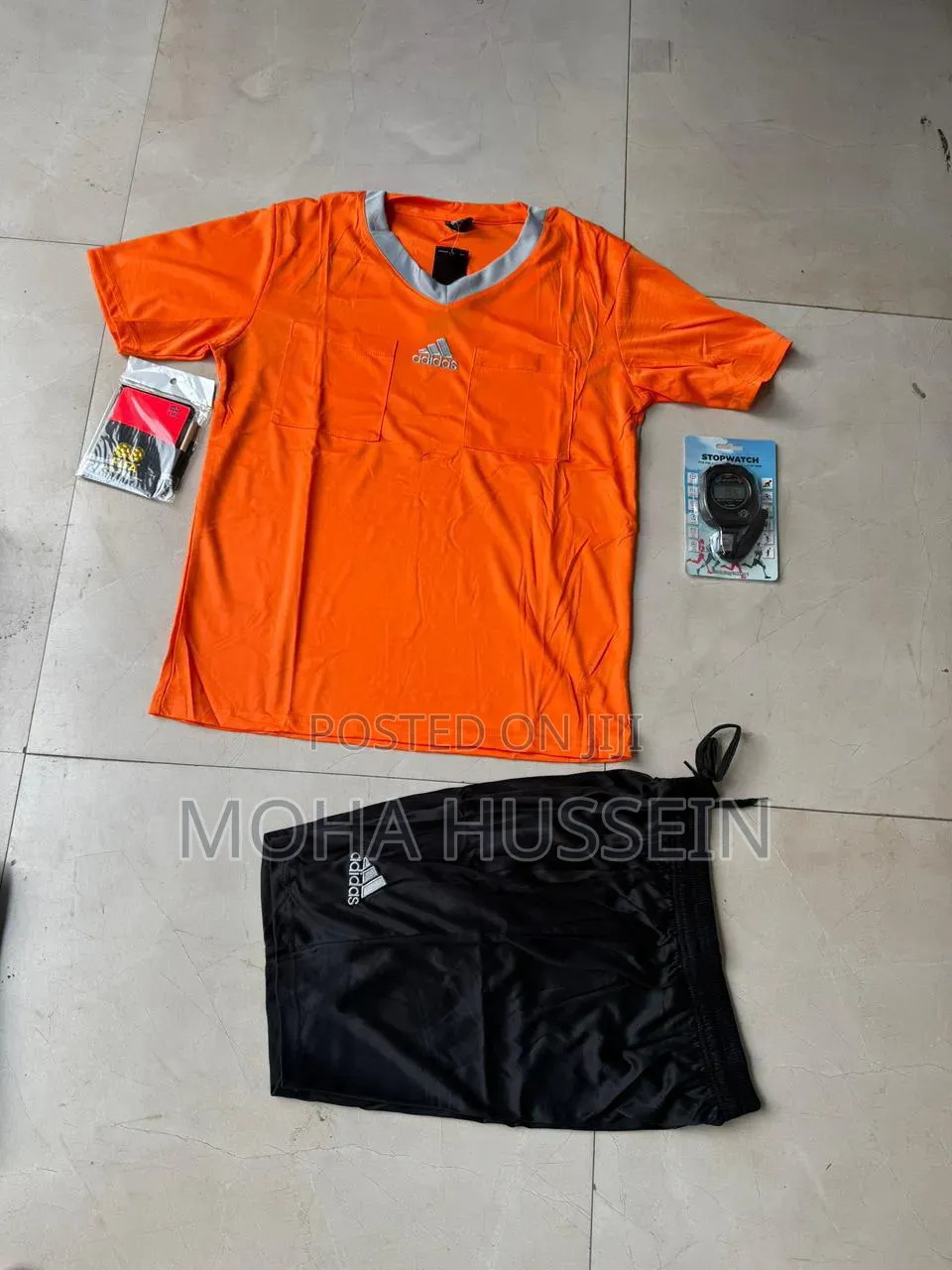 Orange Macron Adidas Referee