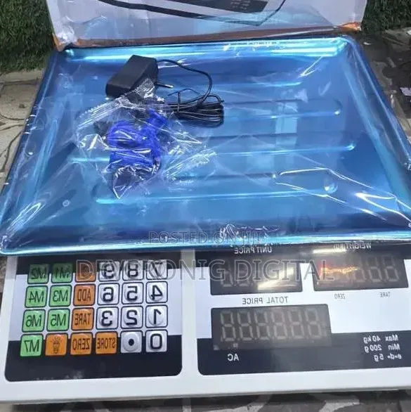 40kgs Acs Flat Electronic Pricing Scale