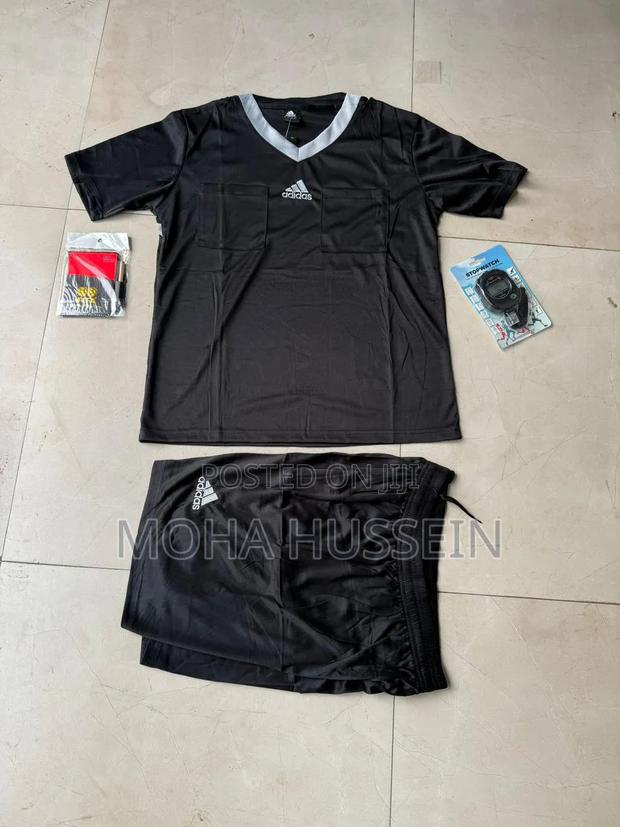 Macron Black Referee Uniforms