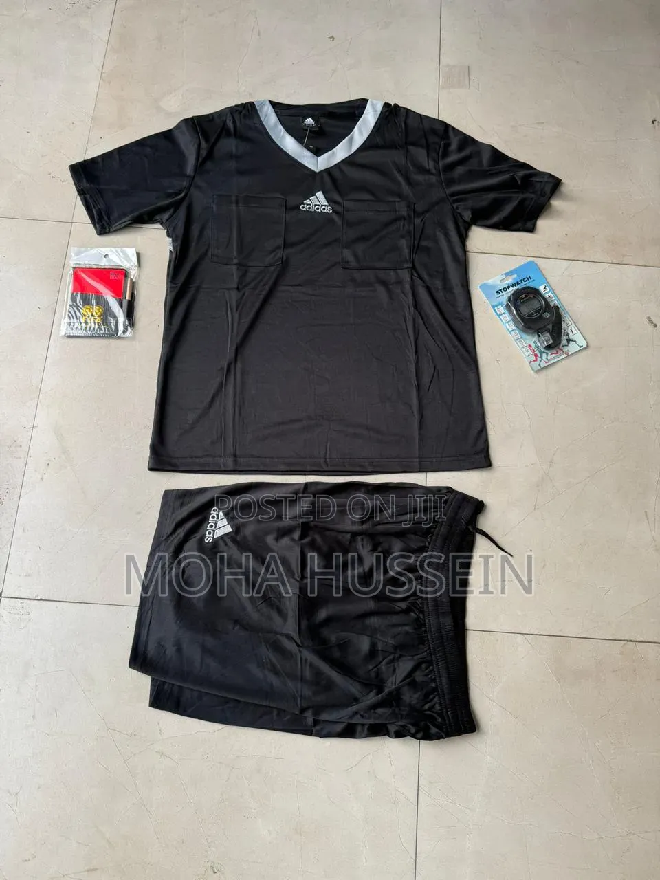 Macron Black Referee Uniforms