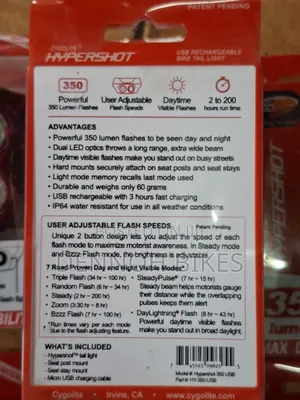 Cygolite Hypershot Bicycle Light