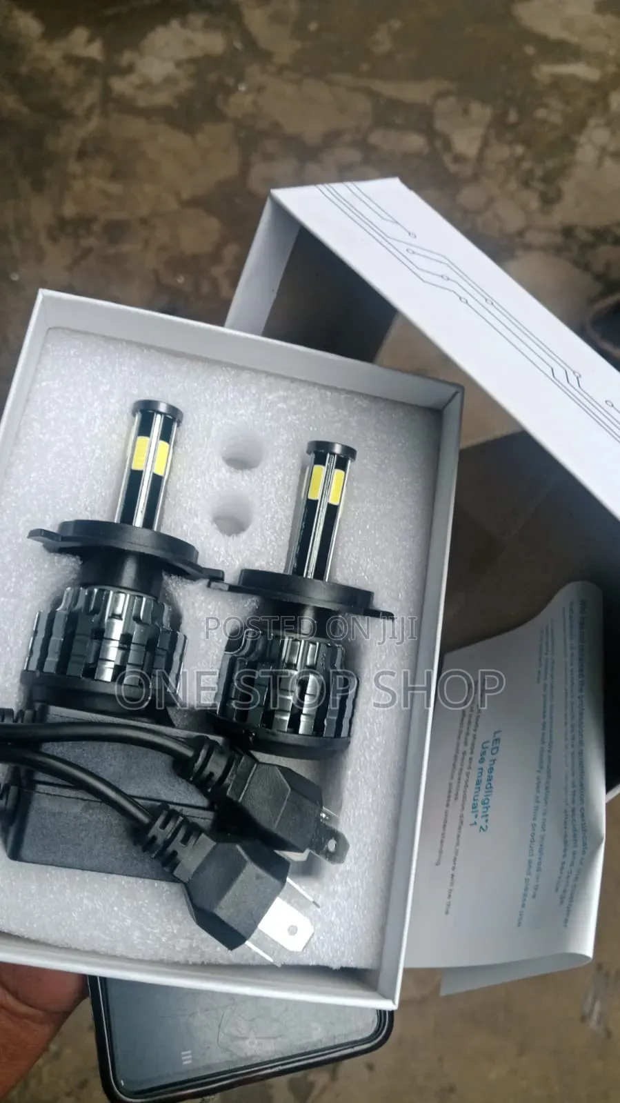 H4 Led Headlights Bulbs 360° With Built in Cooling Fan
