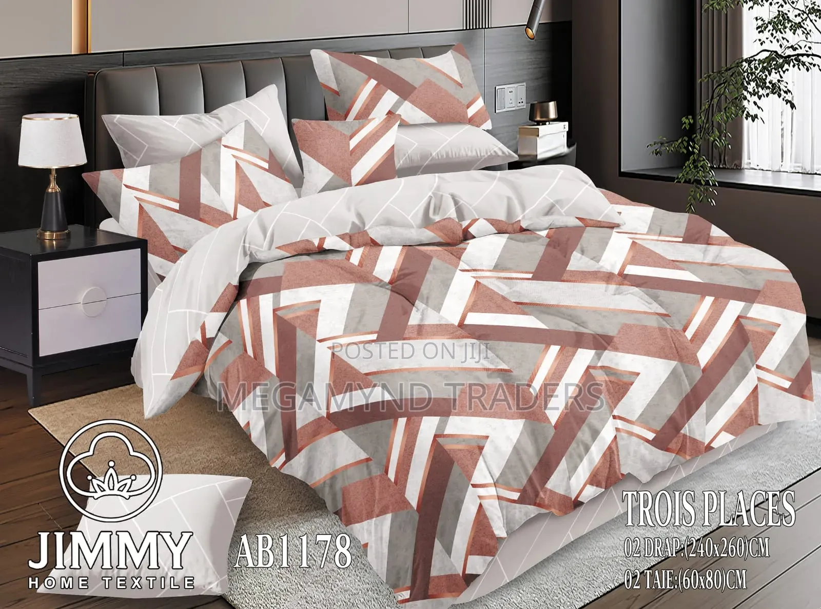 Duvet Cover 6*6 /Duvet Cover 1 Bedsheet 2pc Pillow Case