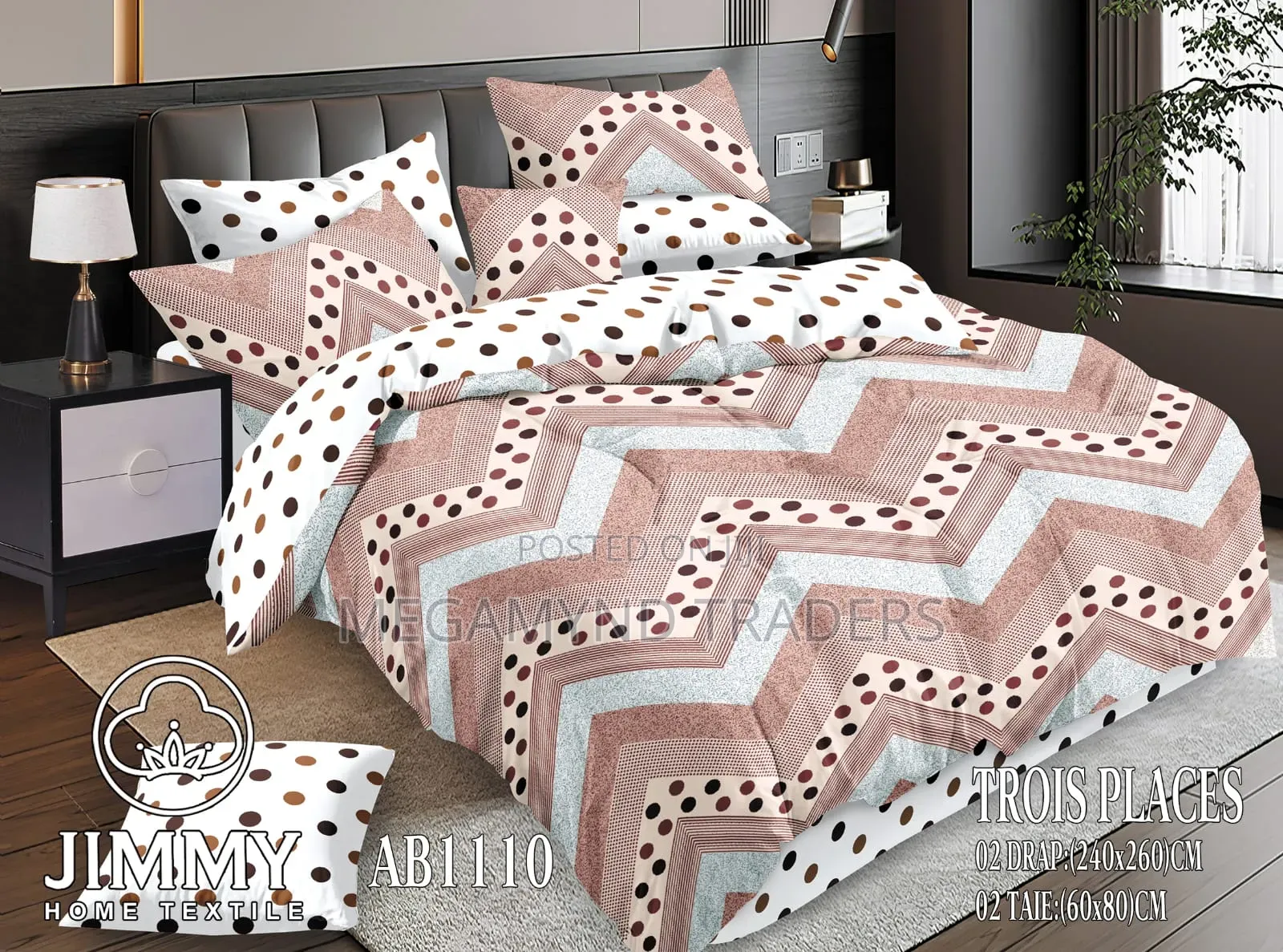 Duvet Cover 6*6 /Duvet Cover 1 Bedsheet 2pc Pillow Case