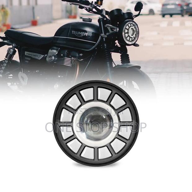 2pcs Angel Eye Style 7" Round Led Headlights 4 Jeep,Trucks Motorcycle
