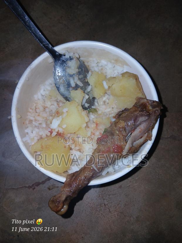 Cooked Rice With Stew
