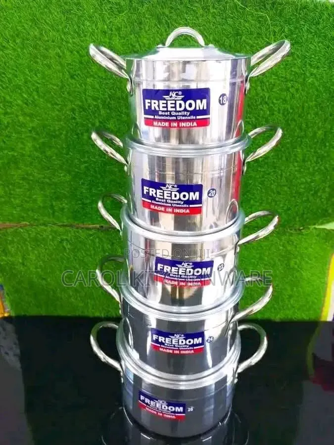 10 Pc Freedom Aluminium Sufuria Set