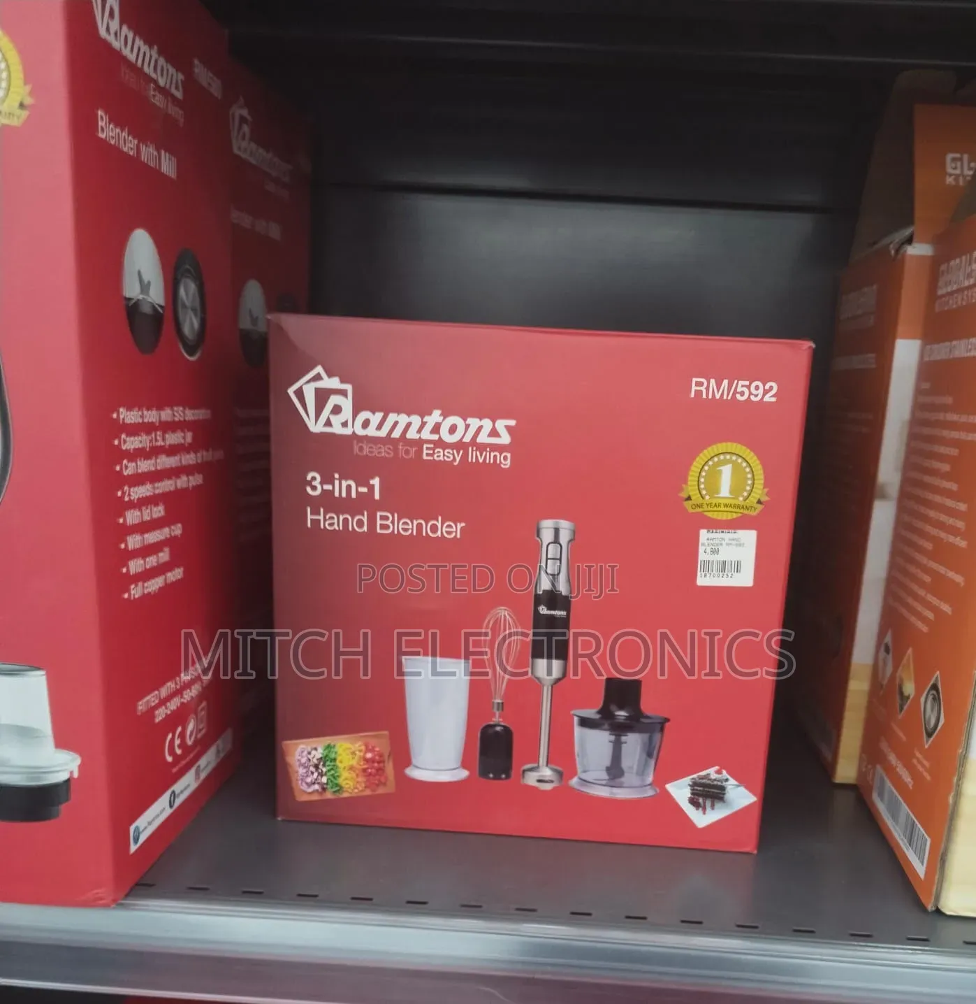 Ramtons 3 in 1 Hand Blender