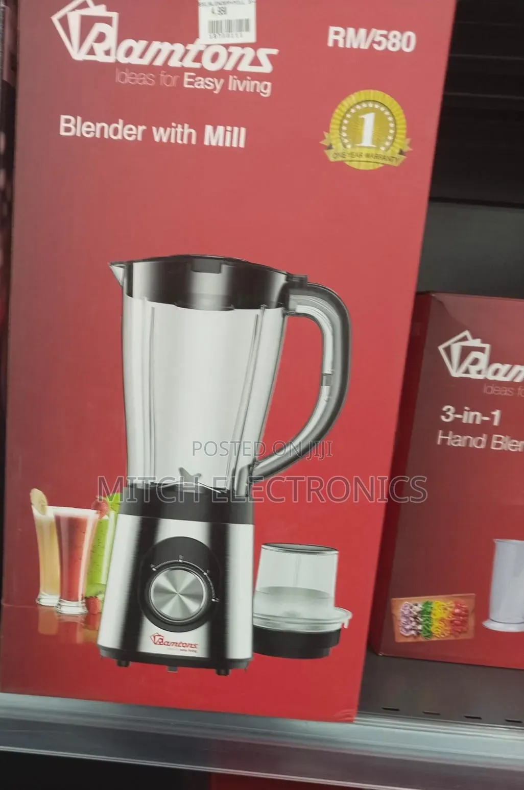 Ramtons Blender With Mills