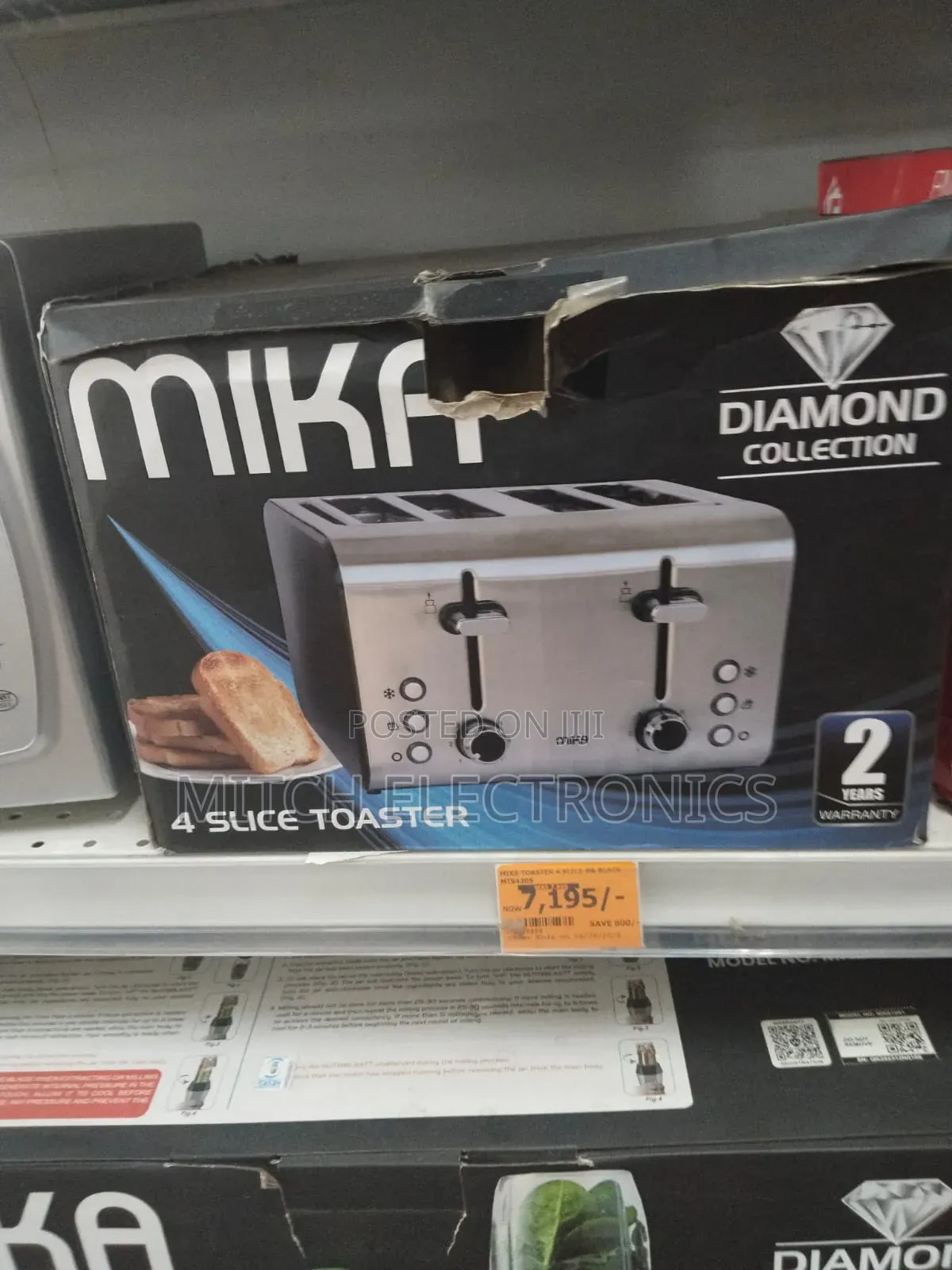 Mika 4 Slice Toaster