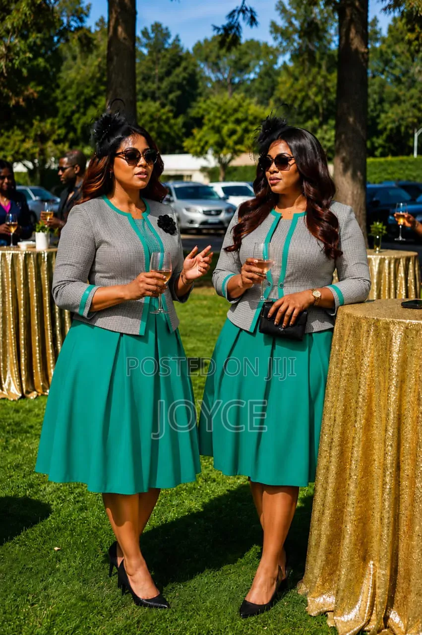 Pleated Dress With Coat