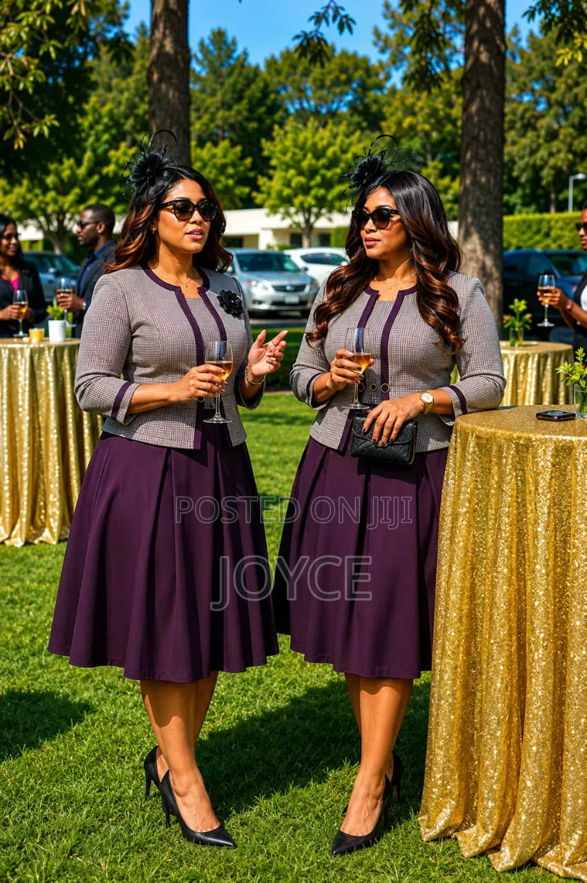 Pleated Dress With Coat