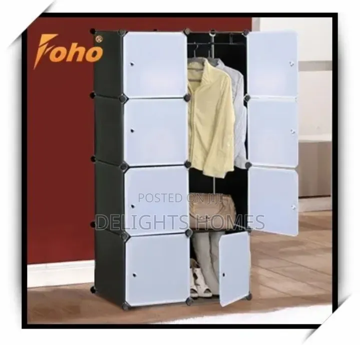2 Column Plastic Wardrobe *Sk