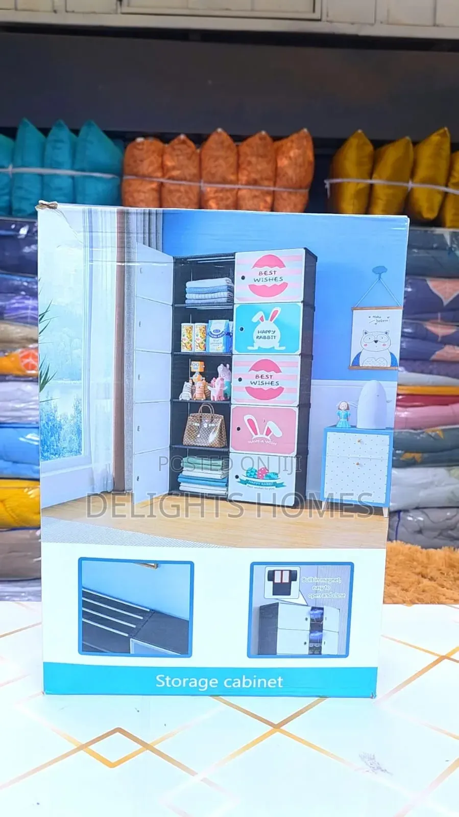 2 Column Plastic Wardrobe *Sk