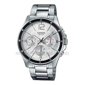Casio MTP-1374d-7av Stainless Steel Multi-Function Watch for Men