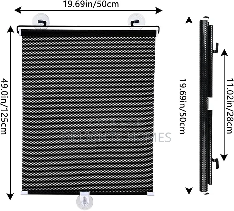 Retracting Black Out Window Blinds-Pa